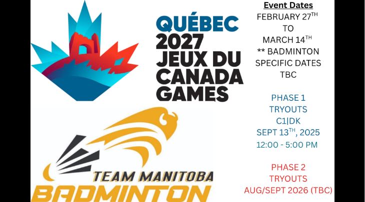 2027 Canada Winter Games Try Outs Phase 1